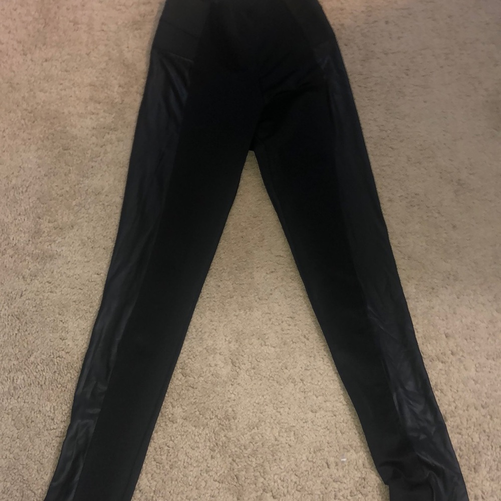 These are s1 tights with leathery sides on them